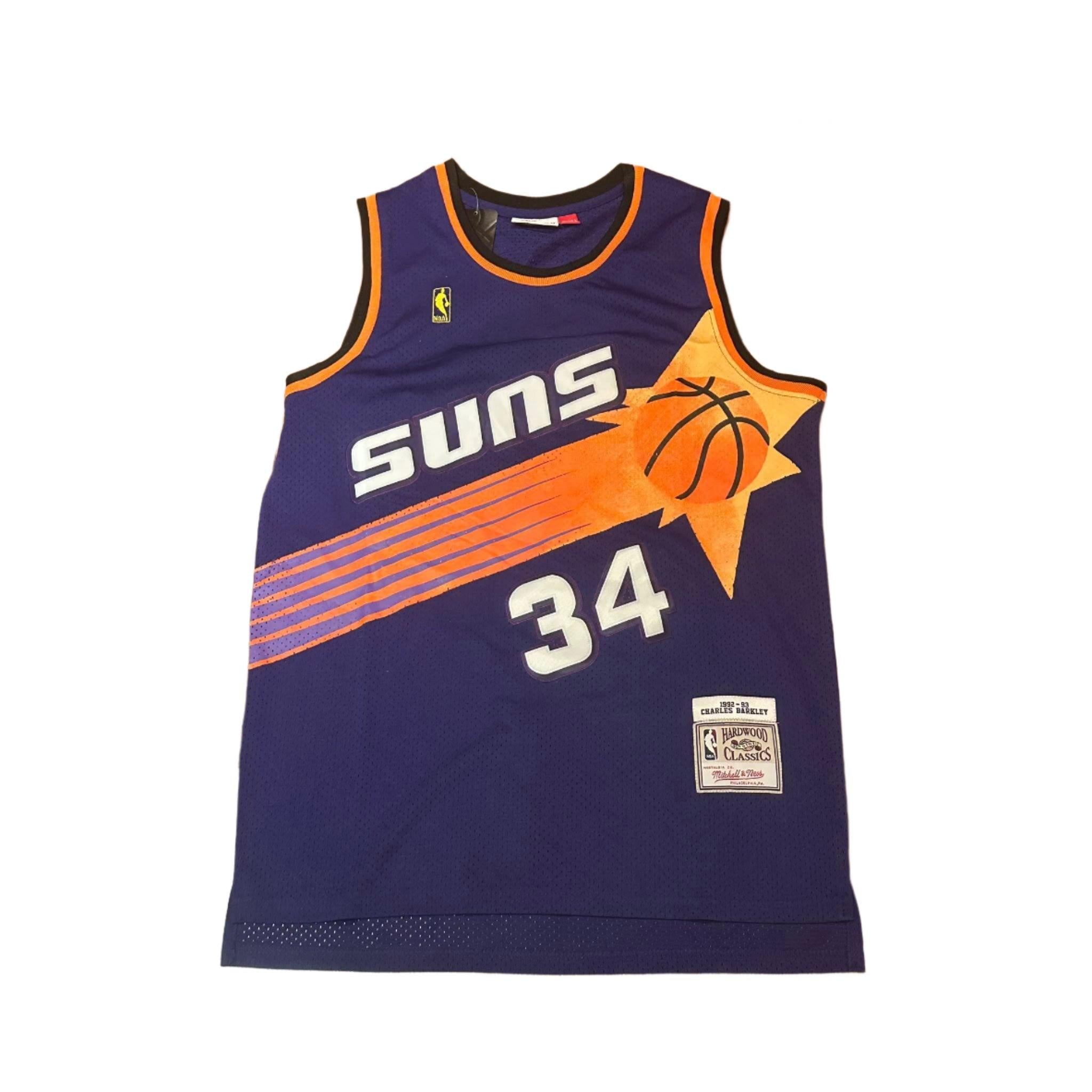 Charles Barkley Autographed Phoenix Suns Jersey JSA COA-Right Off The Field