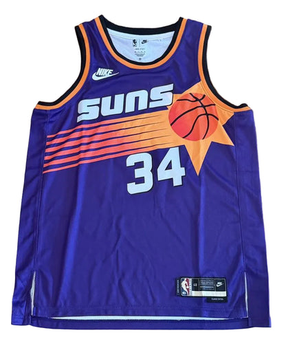 Charles Barkley Signed Autographed Phoenix Suns Jersey JSA COA-Right Off The Field