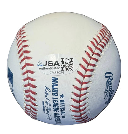 Christian Yelich Signed Official MLB Baseball JSA COA Personalized to Christian-Right Off The Field
