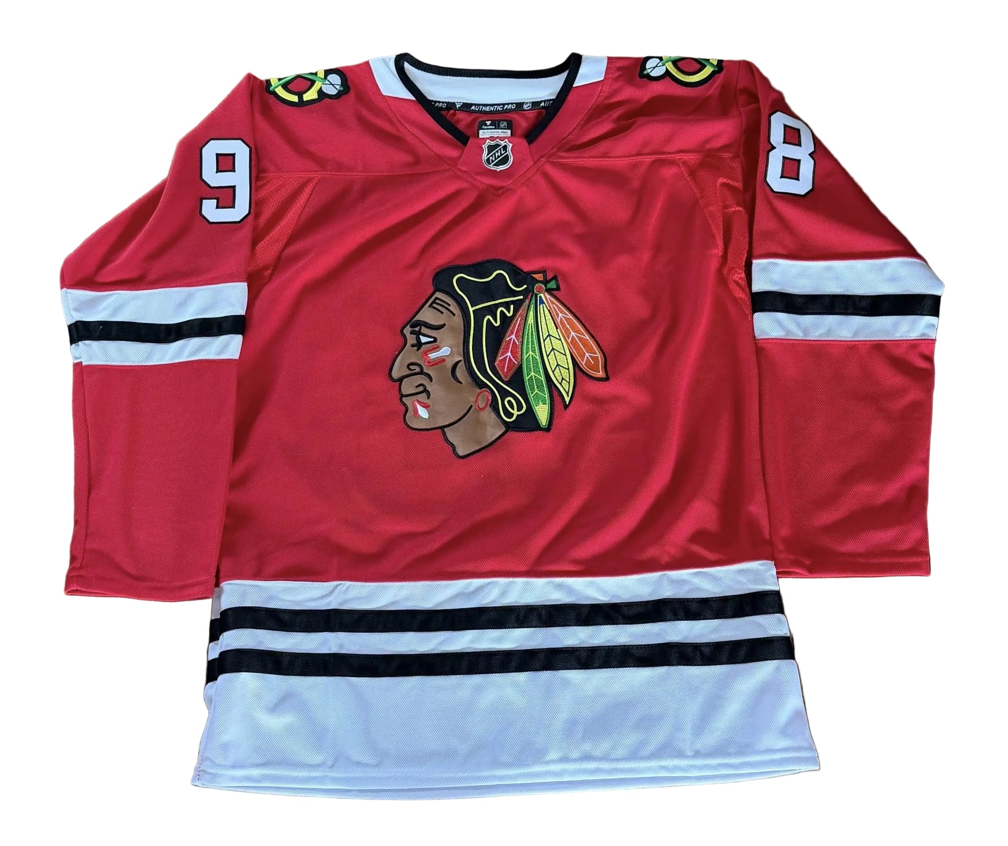 Connor Bedard Chicago Blackhawks Jersey Size 52-Right Off The Field