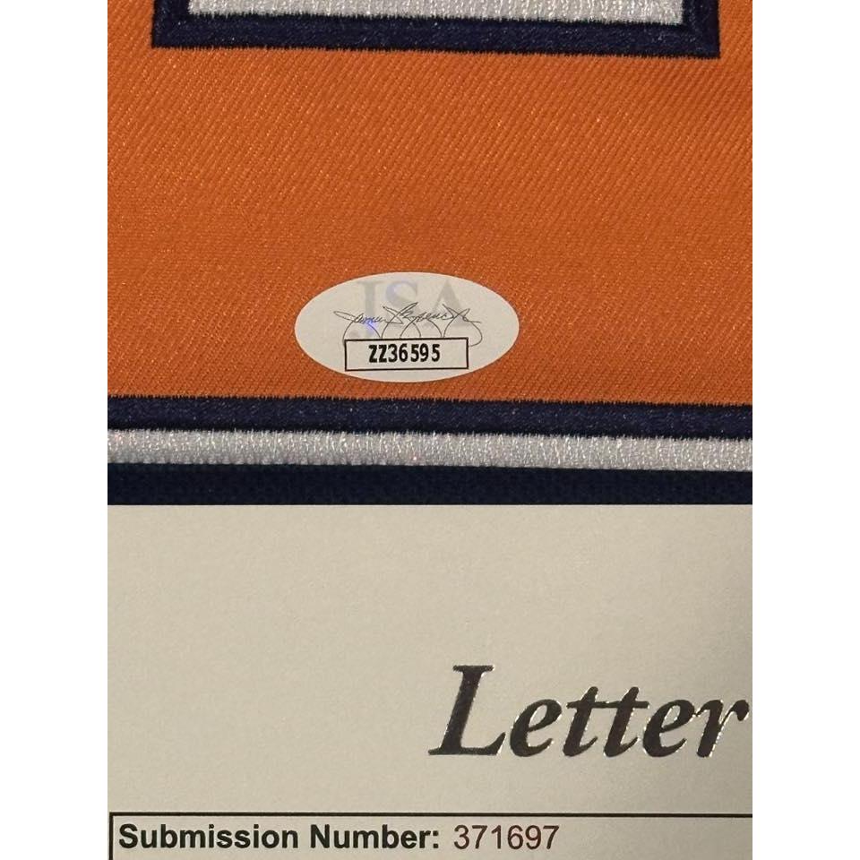 Connor McDavid Autographed Edmonton Oilers Jersey JSA LOA-Right Off The Field