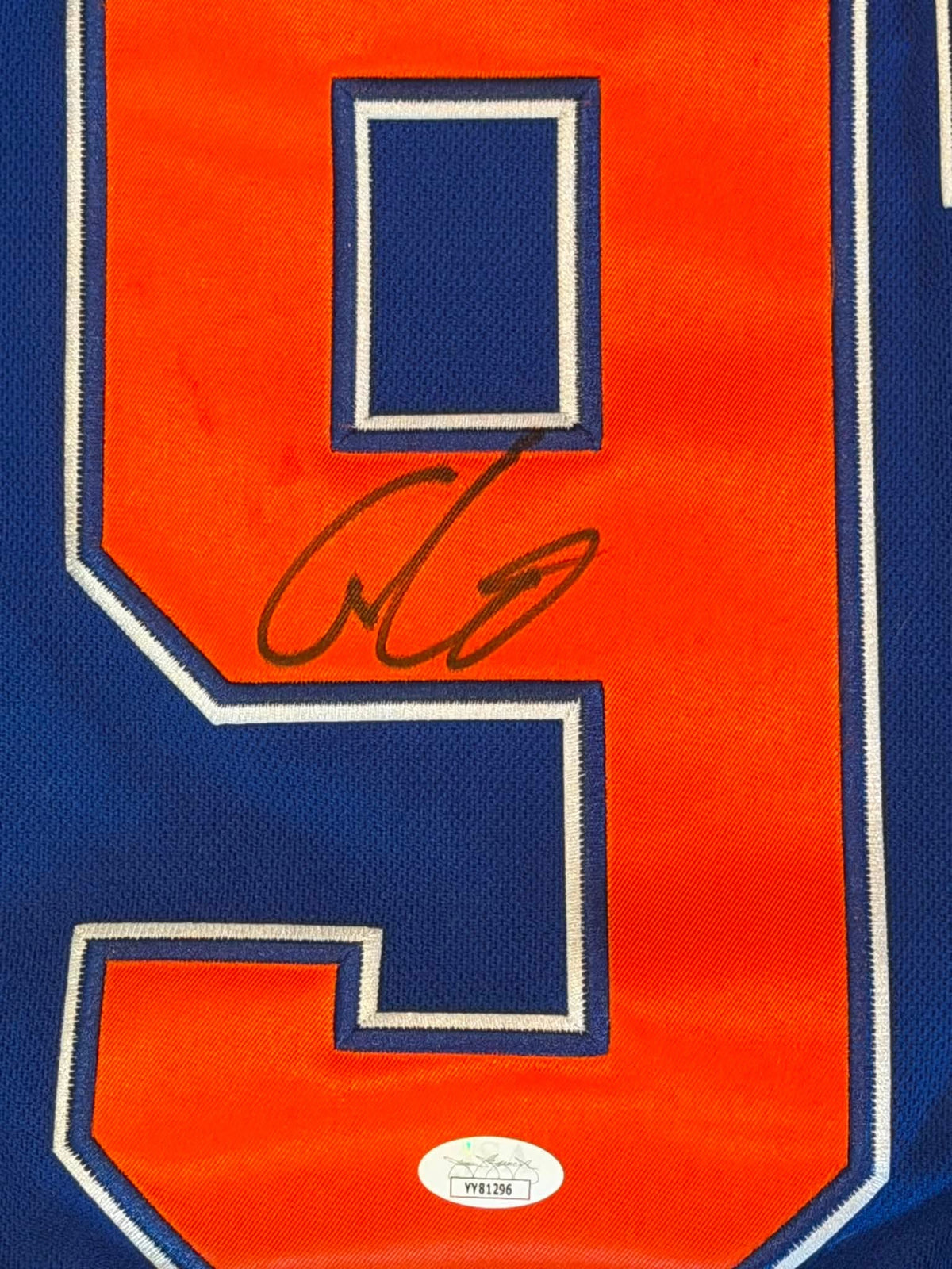 Connor McDavid Signed Autographed Edmonton Oilers Jersey JSA LOA-Right Off The Field