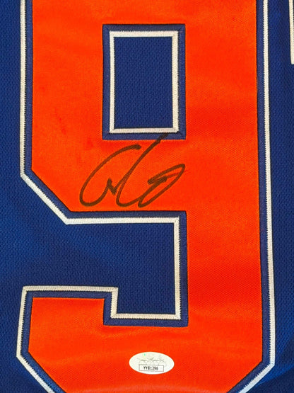 Connor McDavid Signed Autographed Edmonton Oilers Jersey JSA LOA-Right Off The Field