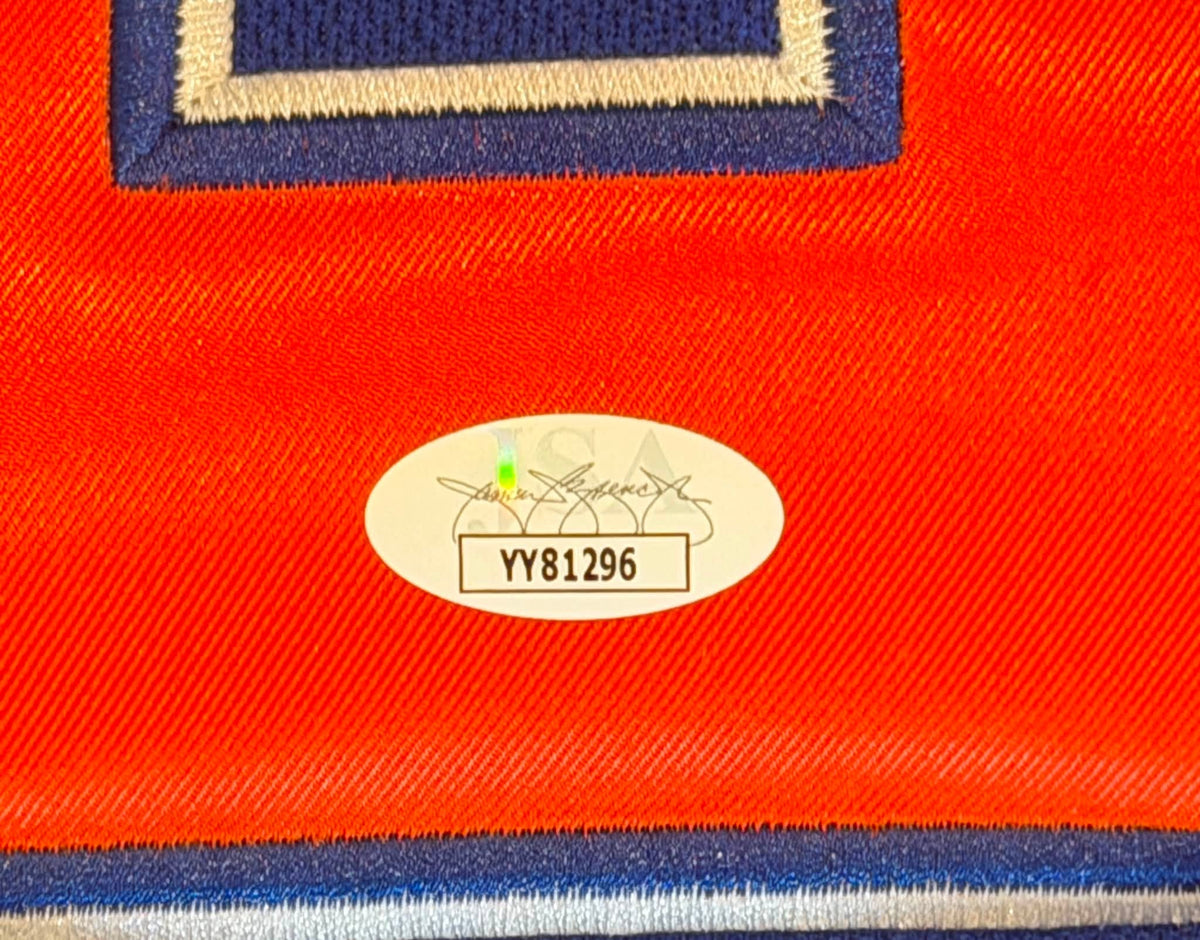 Connor McDavid Signed Autographed Edmonton Oilers Jersey JSA LOA-Right Off The Field