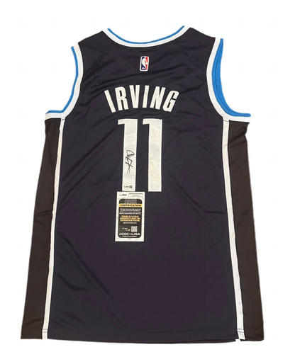 Kyrie Irving Autographed Dallas Mavericks Jersey JSA COA
