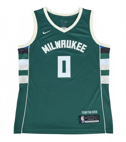 Damian Lillard Milwaukee Bucks Jersey Size 52-Right Off The Field