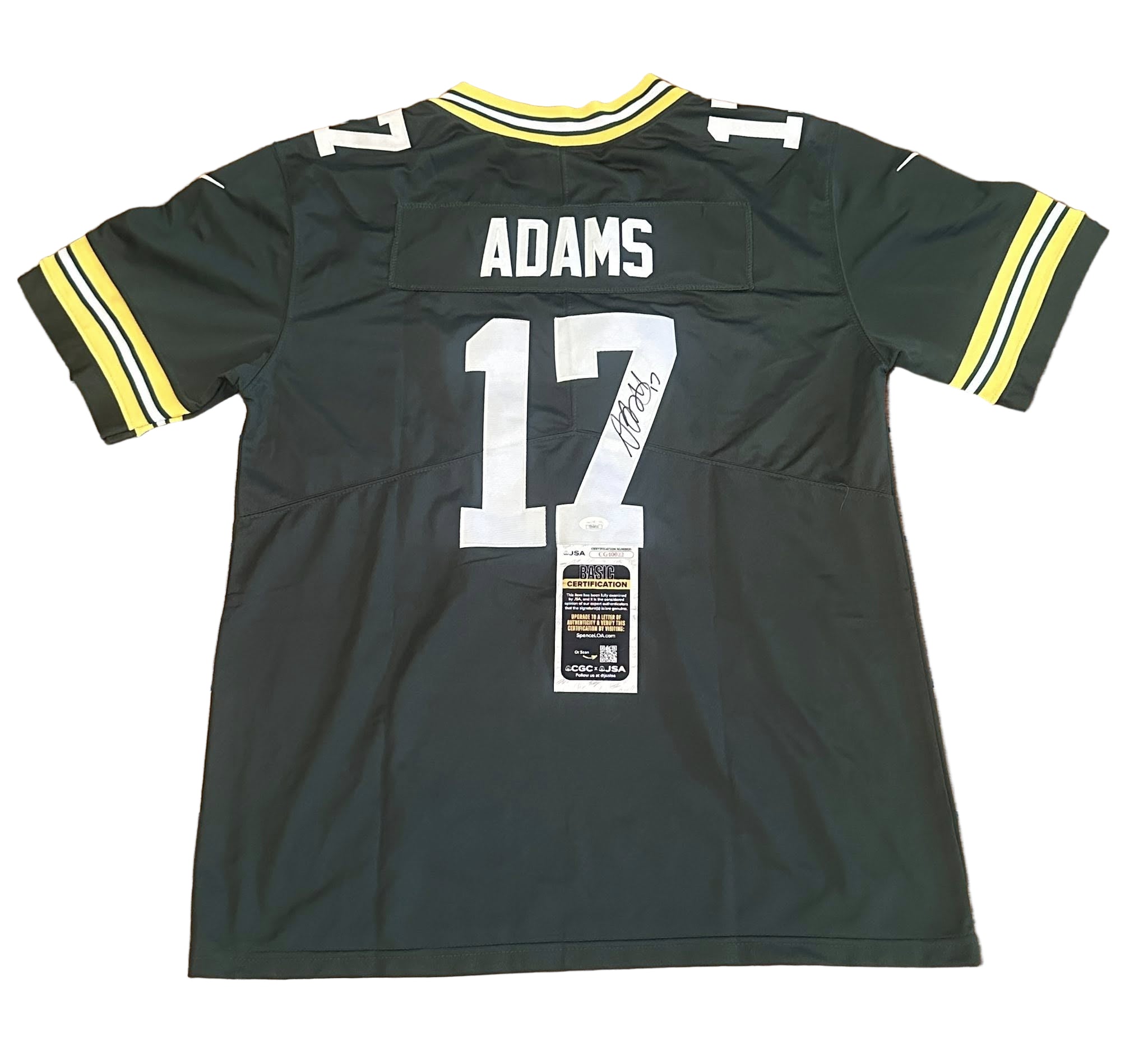 Davante Adams Autographed Green Bay Packers Jersey JSA COA-Right Off The Field