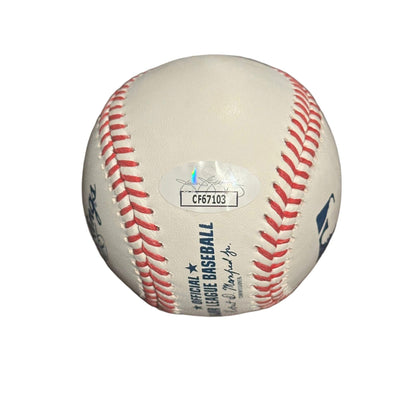 Dave Bautista Autographed Official MLB Baseball JSA COA-Right Off The Field