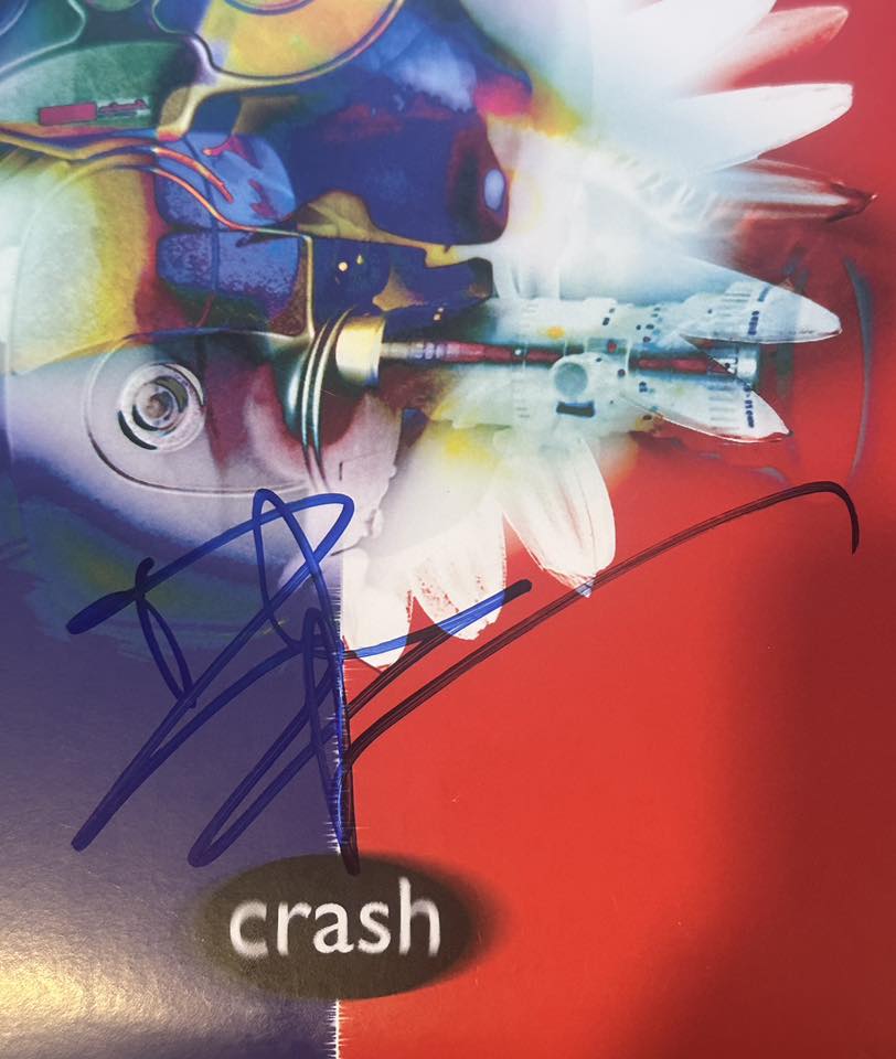 Dave Matthews Autographed Crash LP Vinyl JSA LOA Dave Matthews Band-Right Off The Field
