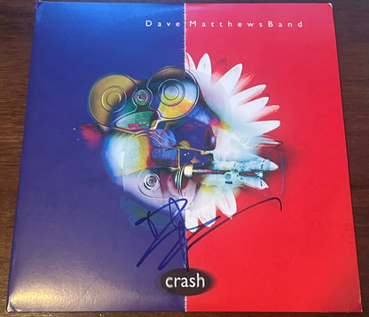 Dave Matthews Autographed Crash LP Vinyl JSA LOA Dave Matthews Band-Right Off The Field