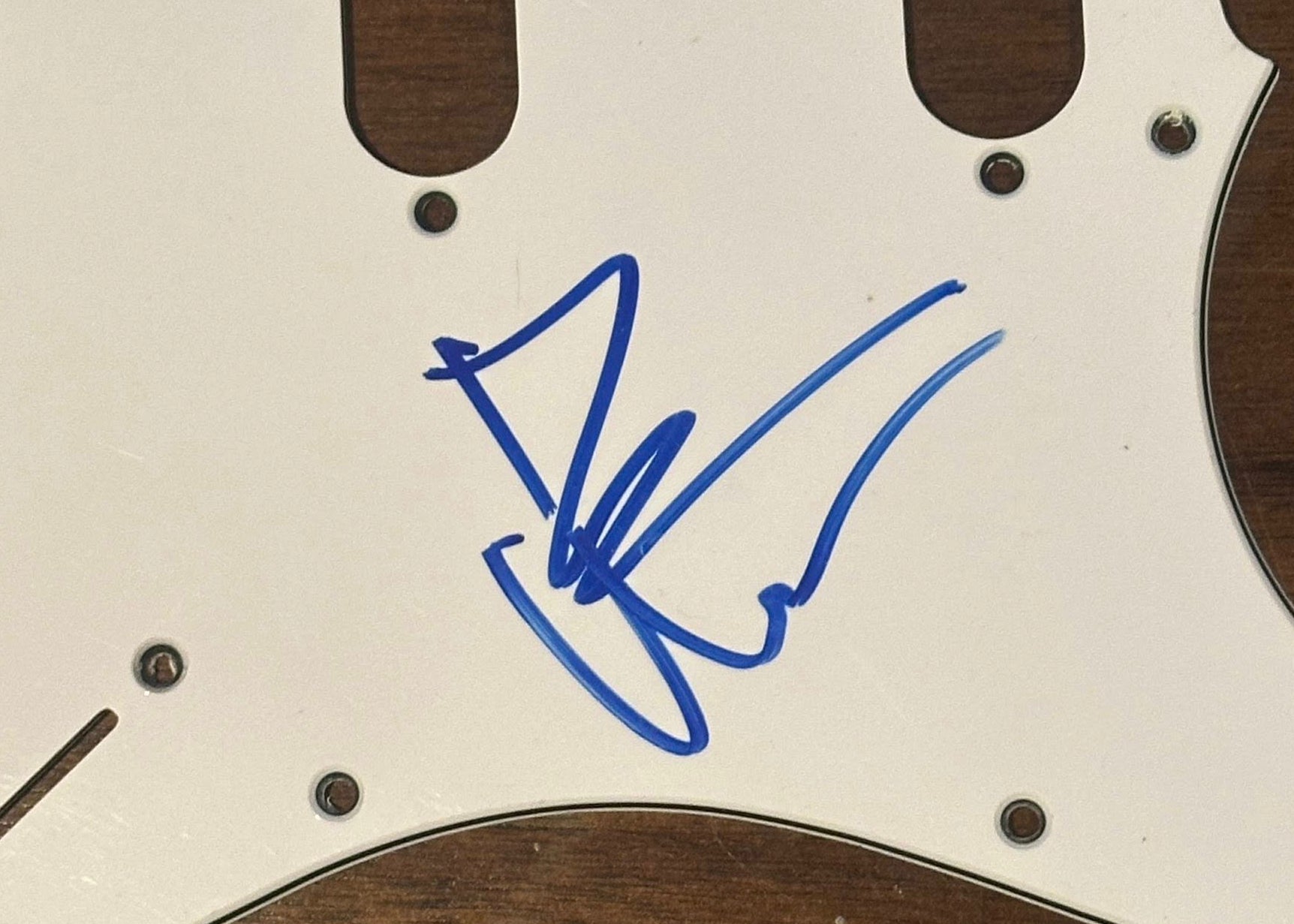 Dave Matthews DMB Signed Autographed Guitar Pick Guard JSA LOA-Right Off The Field