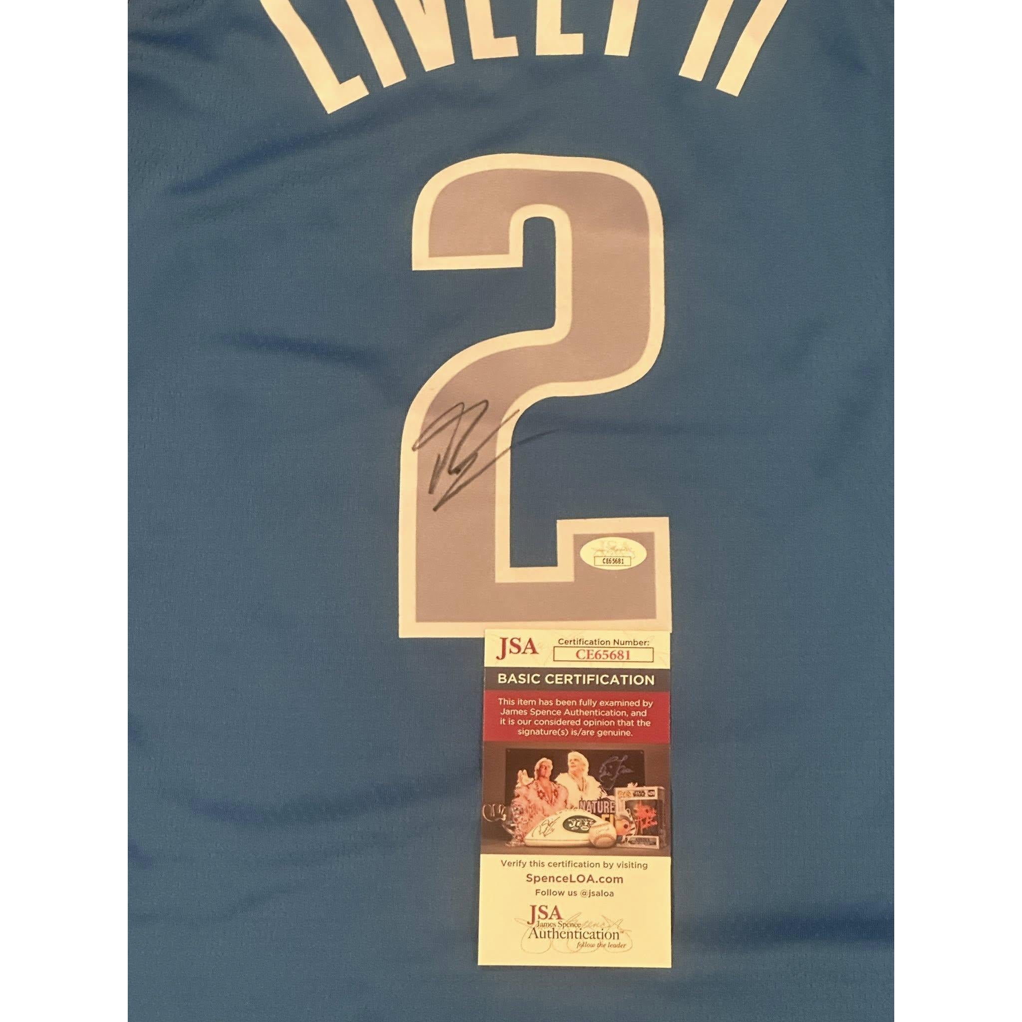 Dereck Lively II Autographed Dallas Mavericks Jersey JSA COA-Right Off The Field
