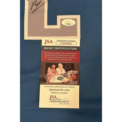 Dereck Lively II Autographed Dallas Mavericks Jersey JSA COA-Right Off The Field