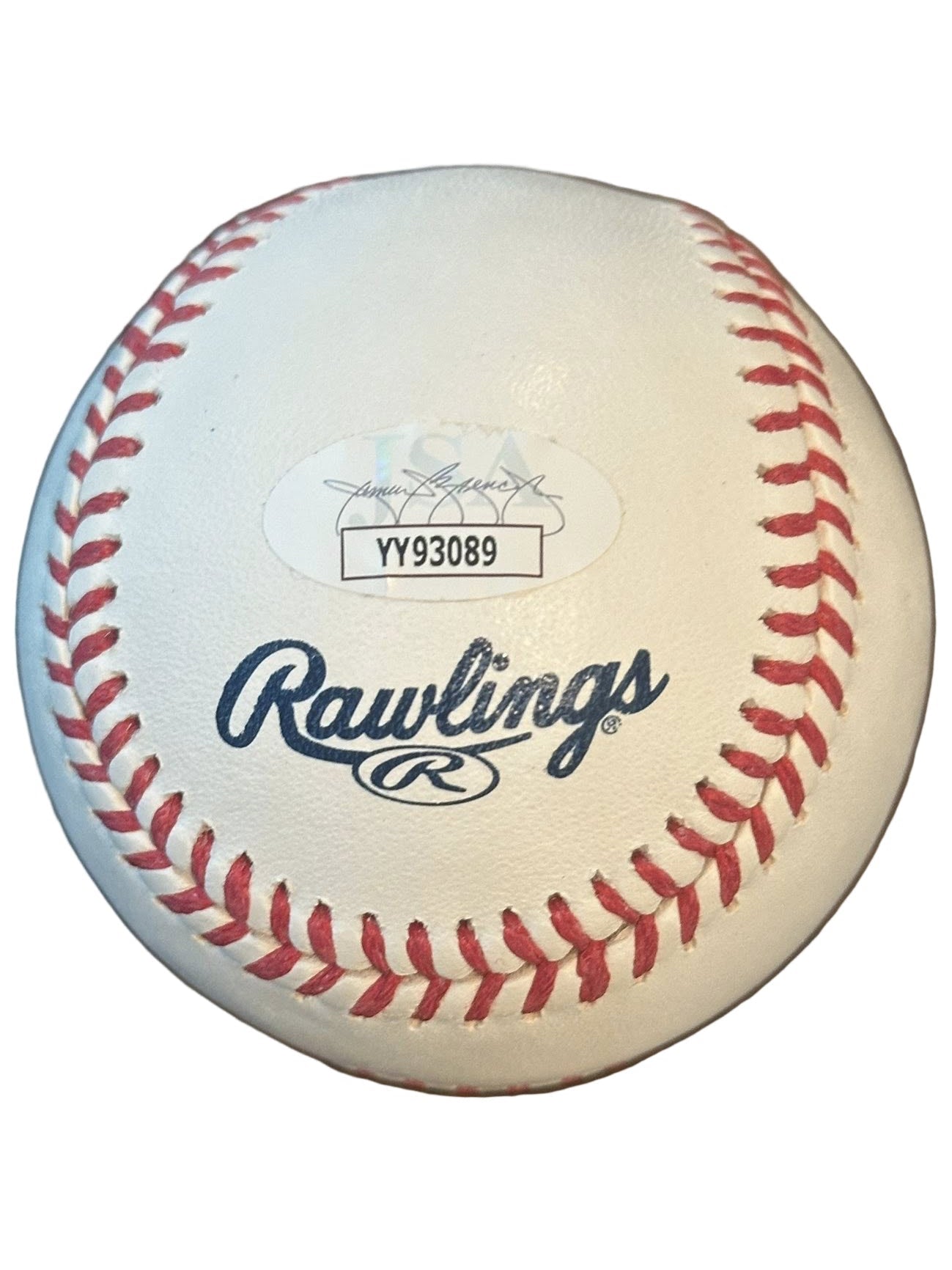 Derek Jeter Autographed Hall of Fame MLB Baseball JSA LOA New York Yankees-Right Off The Field