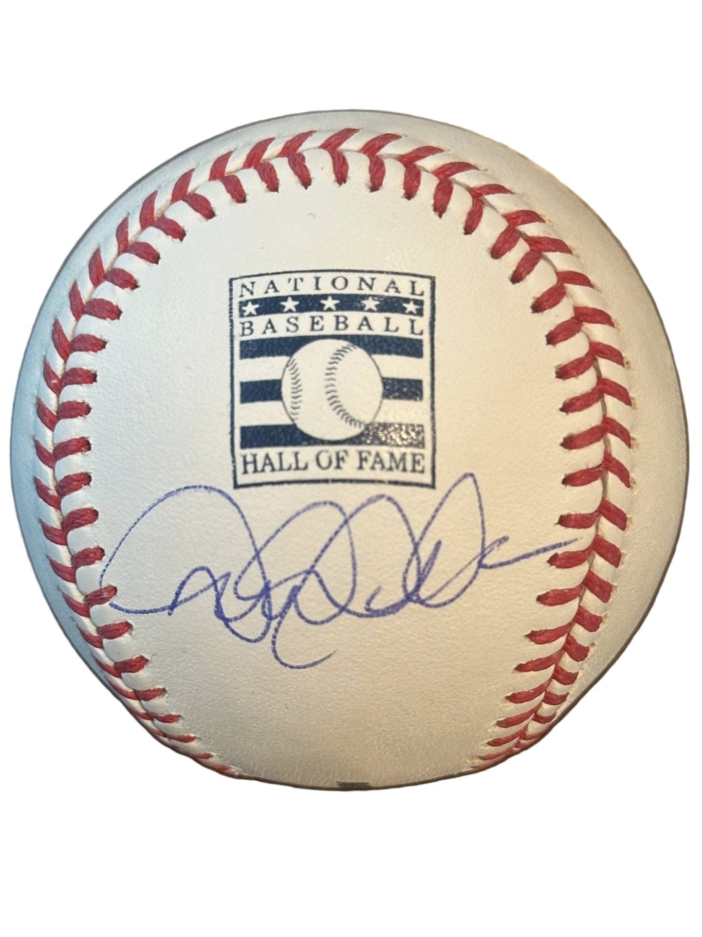 Derek Jeter Autographed Hall of Fame MLB Baseball JSA LOA New York Yankees-Right Off The Field