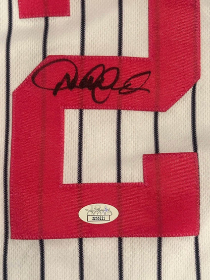 Derek Jeter Autographed New York Yankees Mother's Day Jersey JSA LOA-Right Off The Field