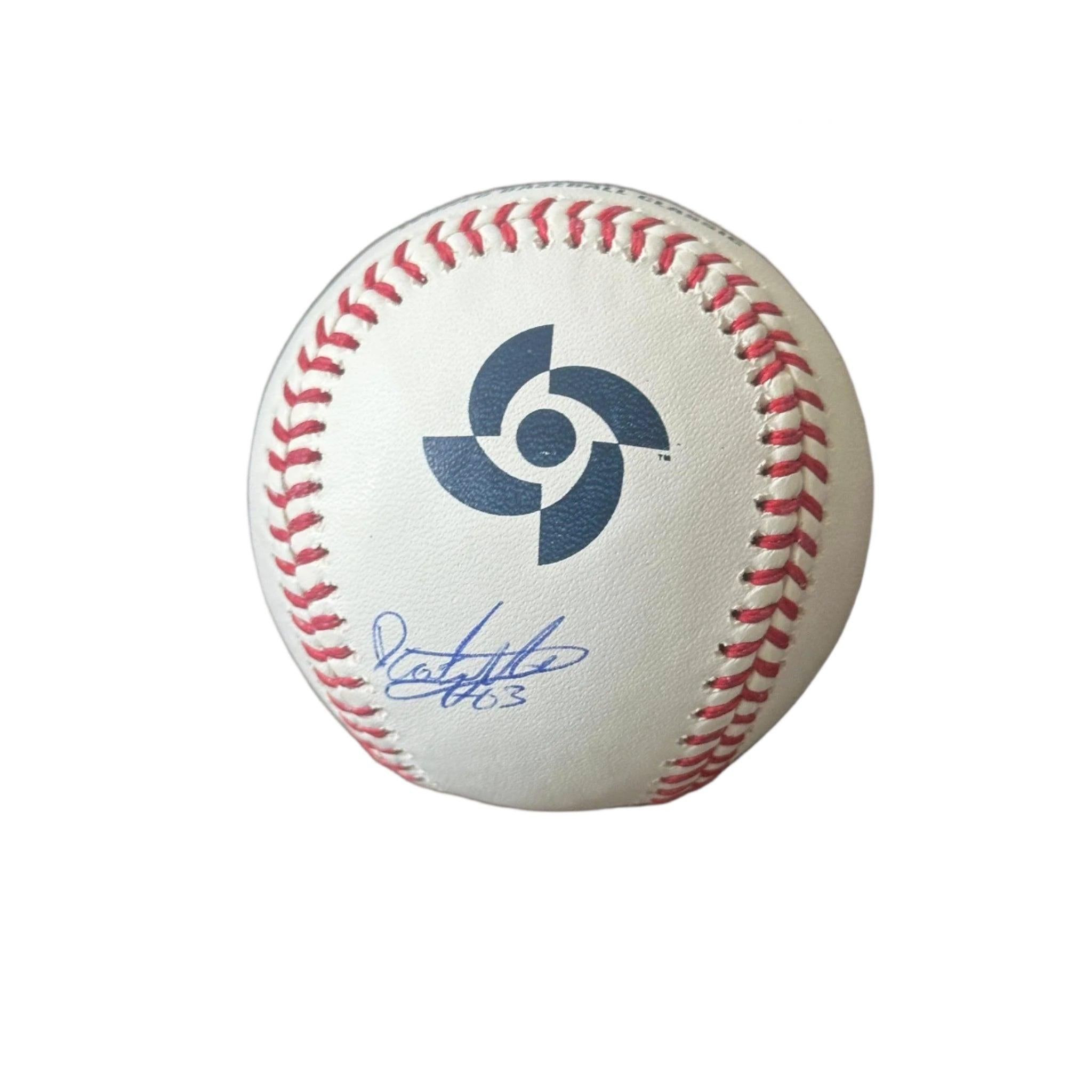 Diego Castillo Dominican Republic Autographed 2023 WBC Official Baseball-Right Off The Field