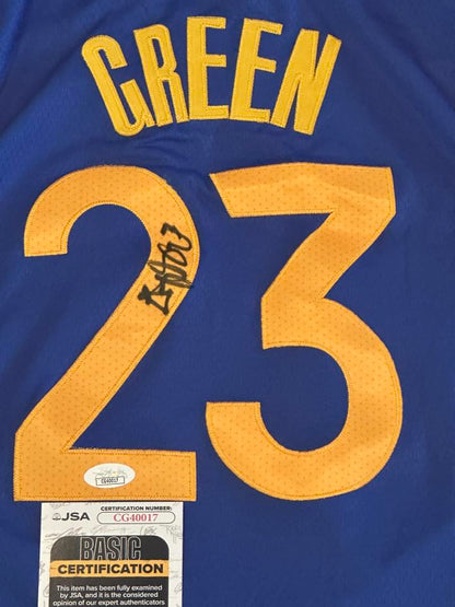 Draymond Green Autographed Golden State Warriors Jersey JSA COA-Right Off The Field