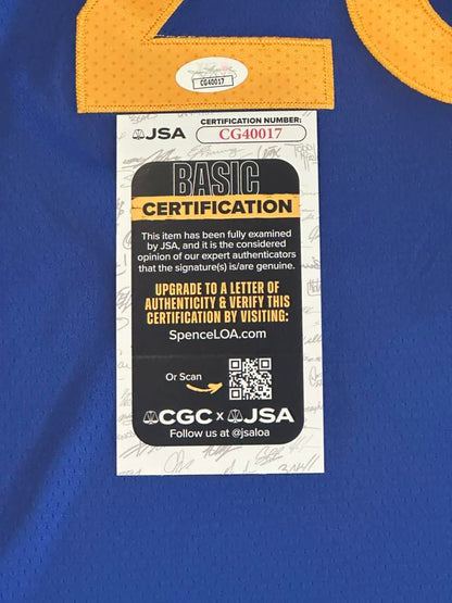 Draymond Green Autographed Golden State Warriors Jersey JSA COA-Right Off The Field