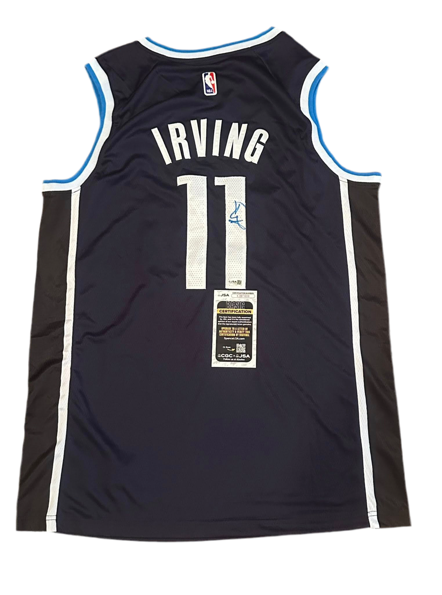 Kyrie Irving Autographed Dallas Mavericks Jersey JSA COA
