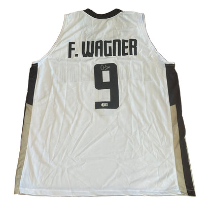 Franz Wagner Autographed Deutschland Custom Jersey BAS Witness-Right Off The Field