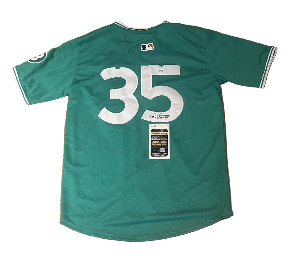 Garrett Crochet Autographed Boston Red Sox City Connect Jersey JSA COA-Right Off The Field