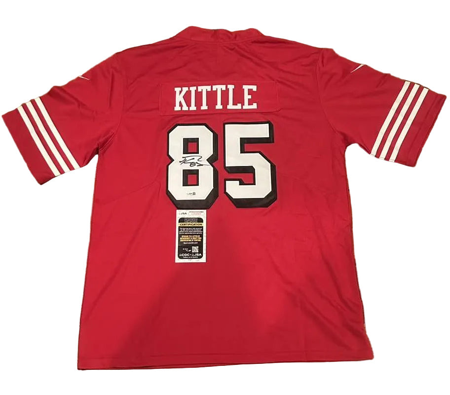 George Kittle Autographed San Francisco 49ers Jersey JSA COA-Right Off The Field