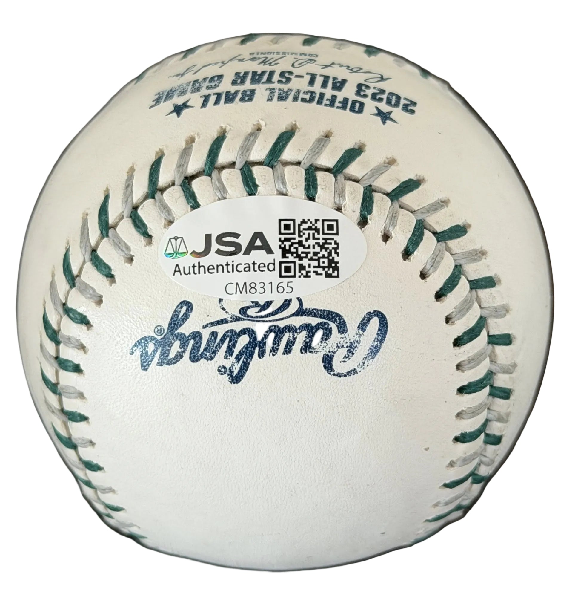 Geraldo Perdomo Autographed 2023 MLB All Star Game Baseball JSA COA Diamondbacks-Right Off The Field