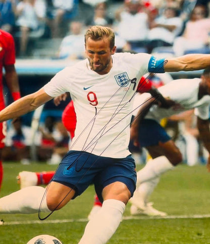 Harry Kane England Signed Autographed 8x10 Photo JSA COA-Right Off The Field