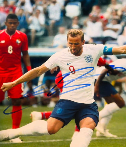 Harry Kane England Signed Autographed 8x10 Photo JSA COA-Right Off The Field