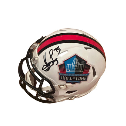 Howie Long Oakland Raiders Autographed Hall of Fame Mini Helmet JSA COA-Right Off The Field