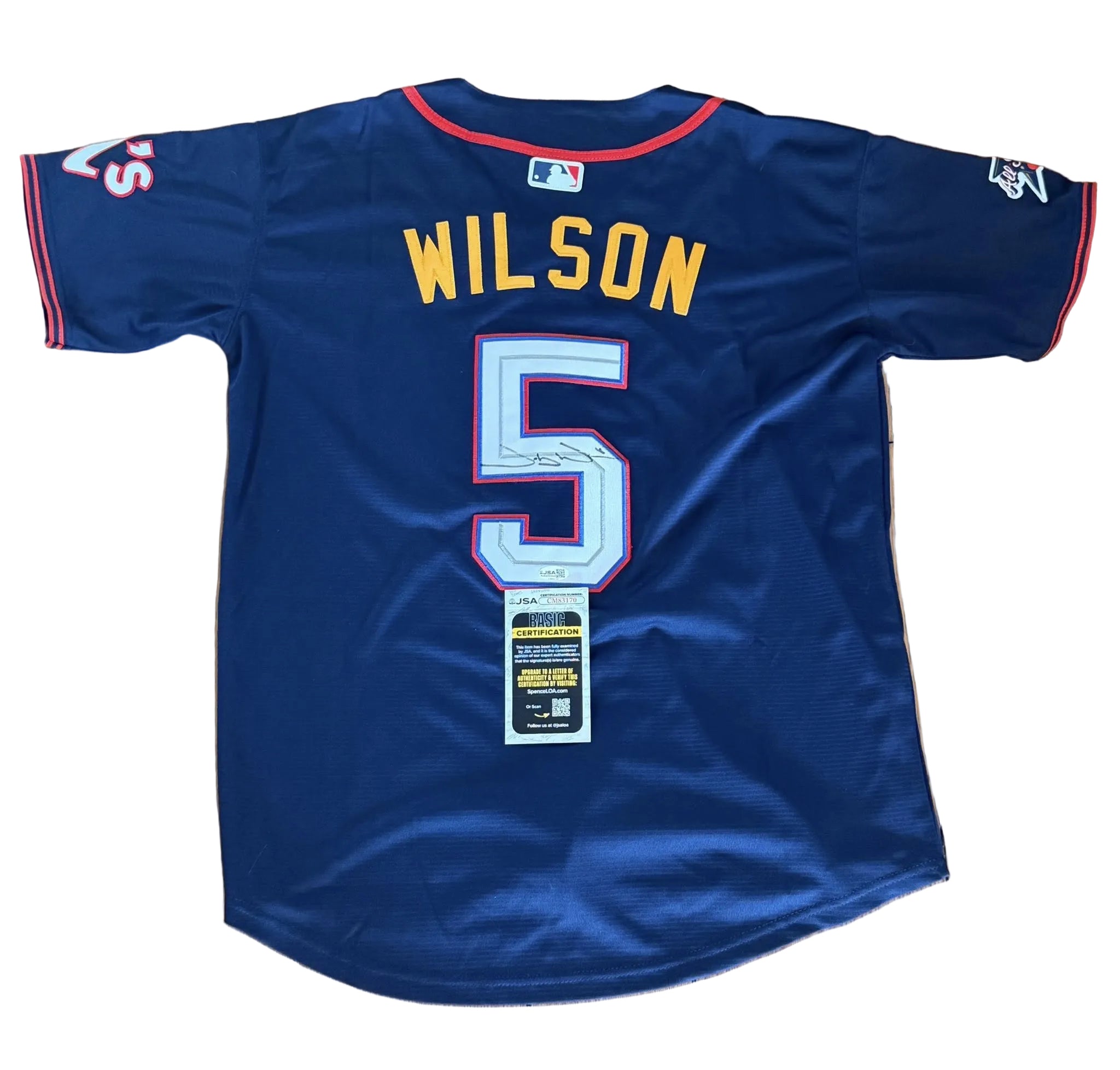 Jacob Wilson Autographed 2025 MLB All Star Game Jersey JSA COA Athletics-Right Off The Field