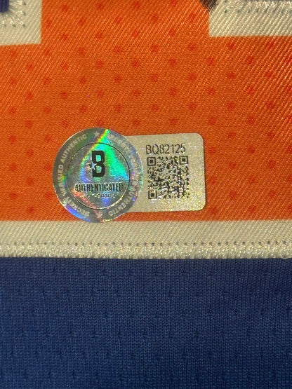 Jalen Brunson Signed Autographed New York Knicks Jersey Beckett-Right Off The Field