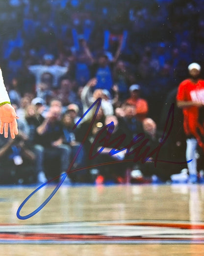 Jared McCain Oklahoma City Thunder Autographed 8x10 Photo JSA COA-Right Off The Field