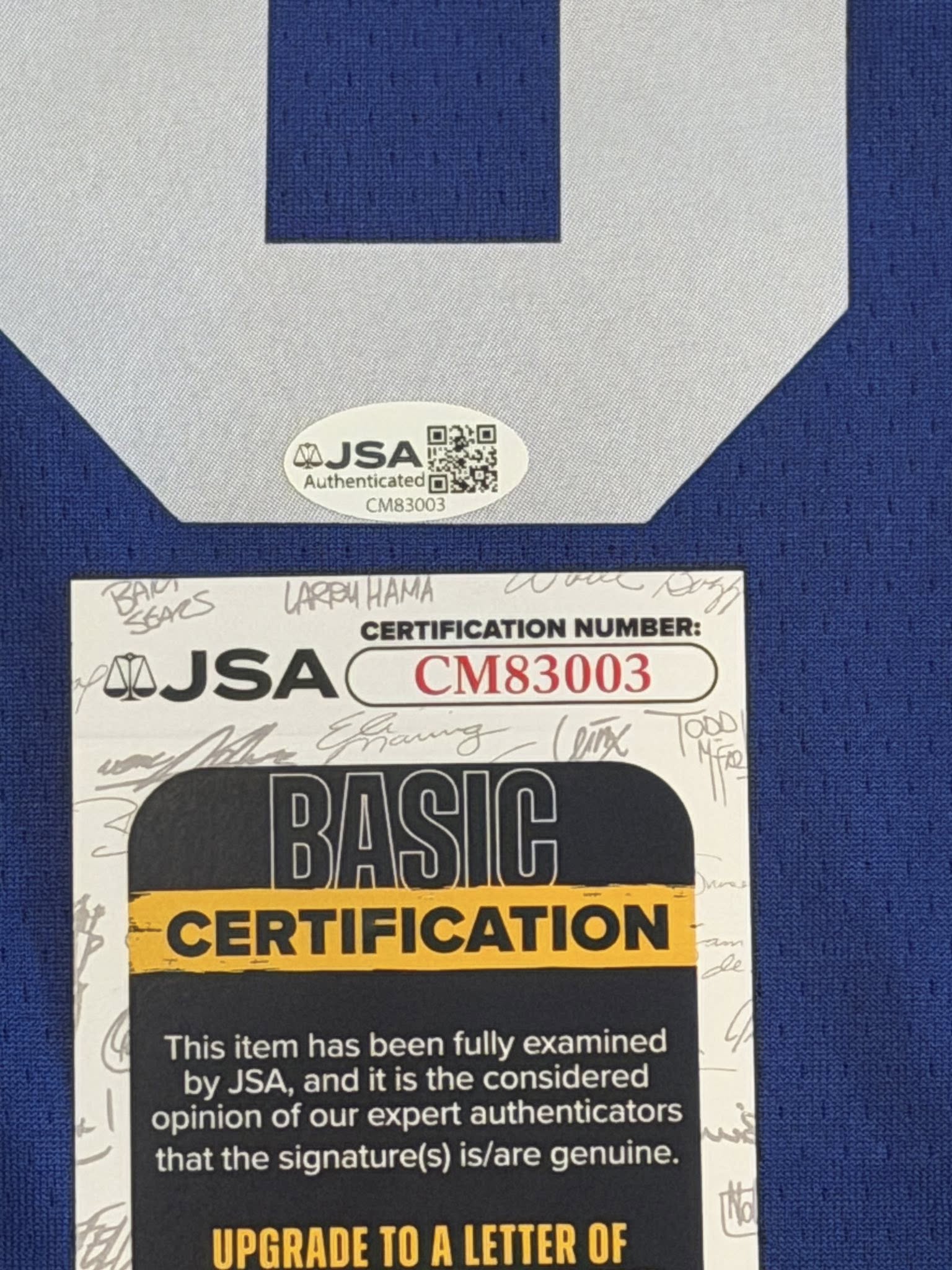 Jared McCain Signed Autographed Duke Blue Devils Jersey JSA COA-Right Off The Field
