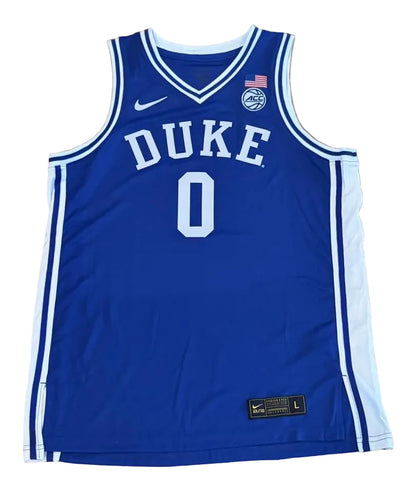 Jared McCain Signed Autographed Duke Blue Devils Jersey JSA COA-Right Off The Field