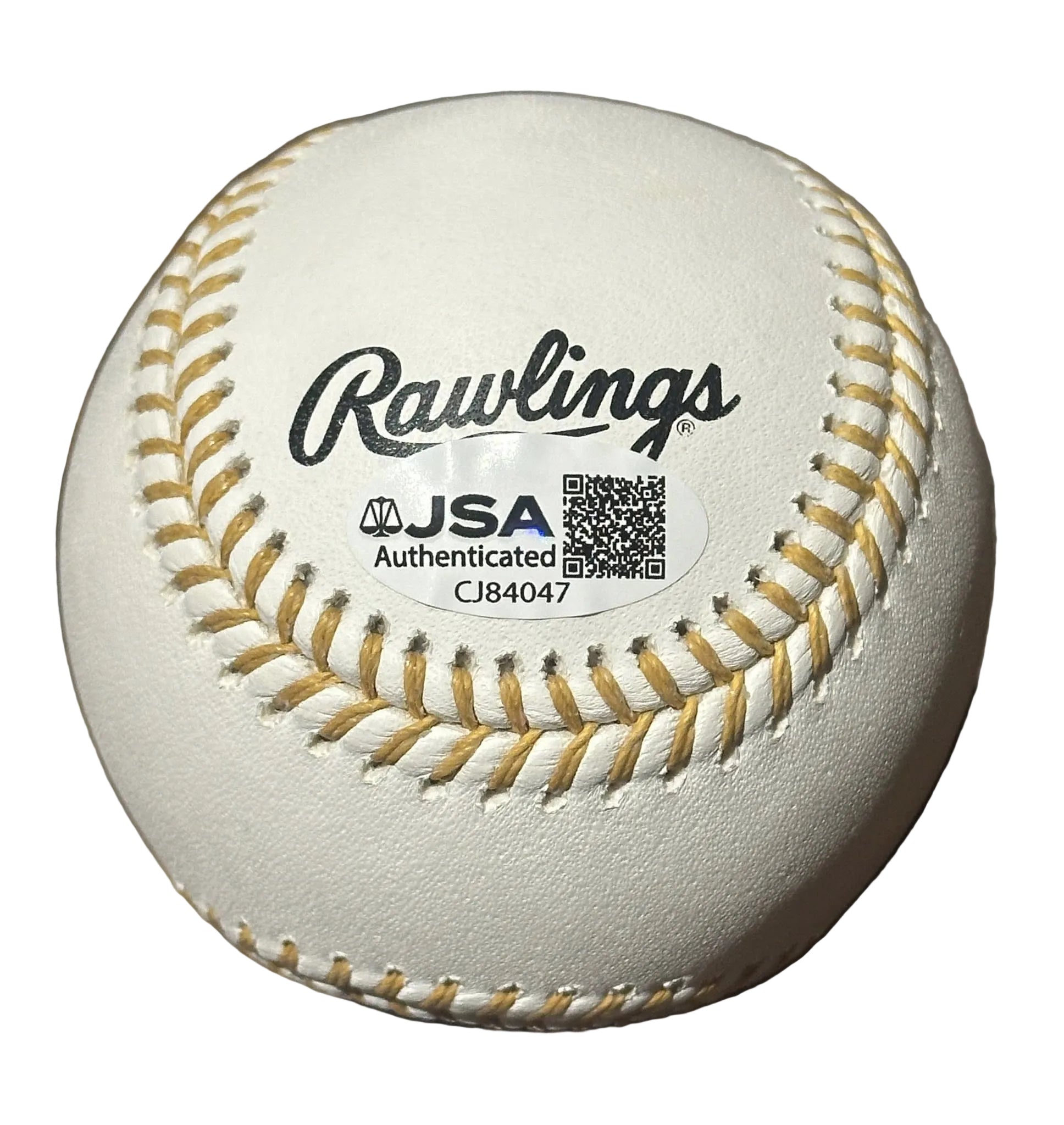 Javier Sanoja Autographed Gold Glove Award Baseball JSA COA Miami Marlins-Right Off The Field