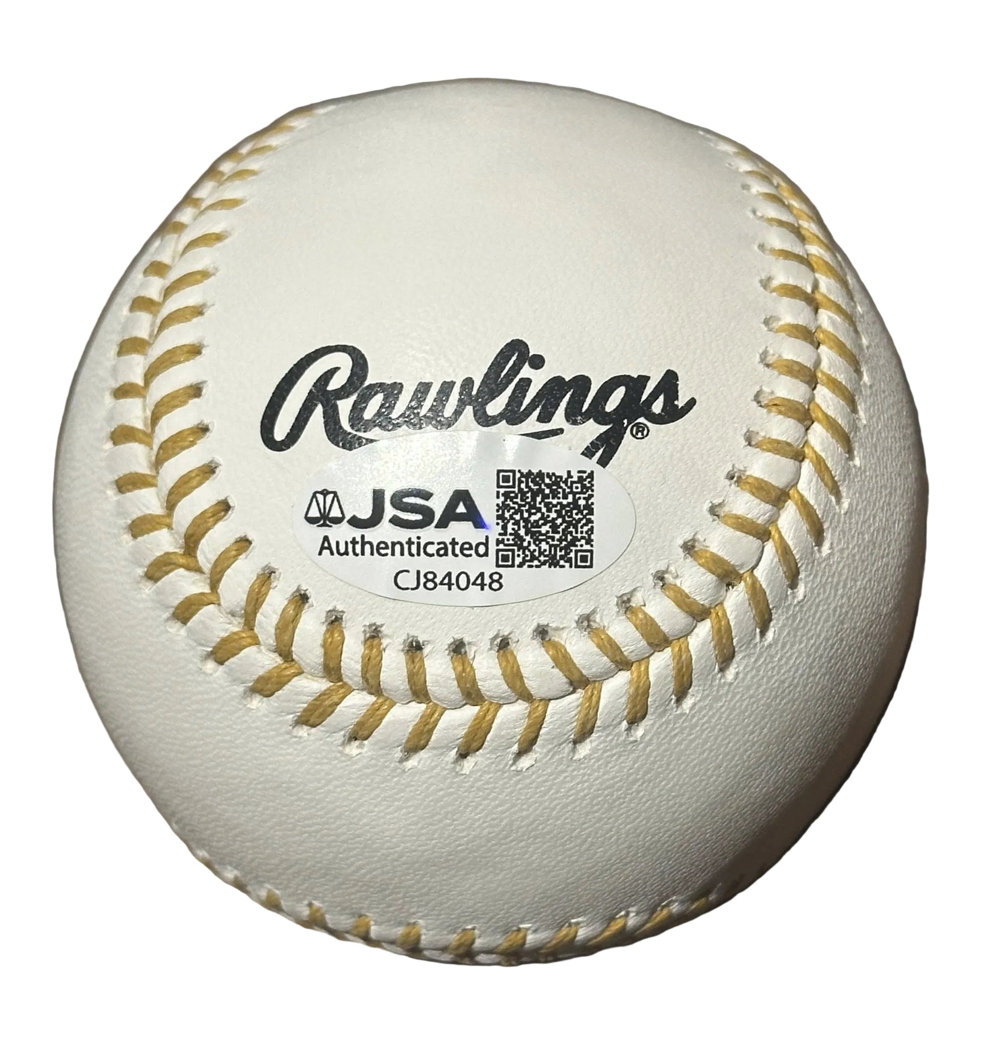 Javier Sanoja Autographed Gold Glove Award Baseball JSA COA Miami Marlins-Right Off The Field