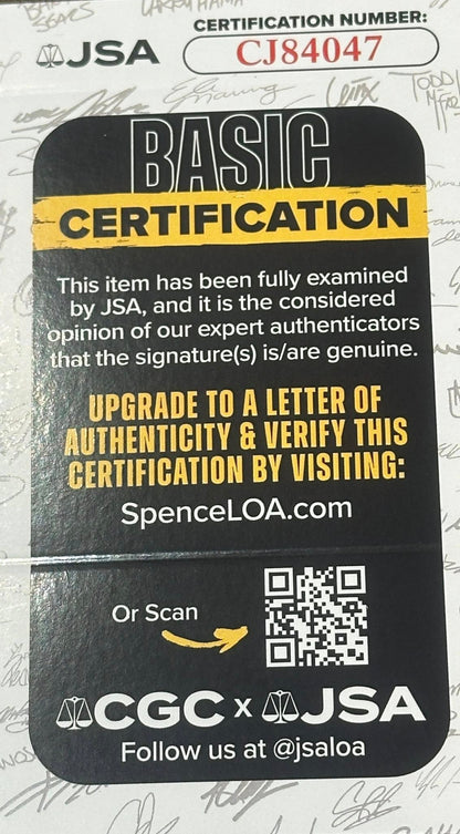 Javier Sanoja Autographed Gold Glove Award Baseball JSA COA Miami Marlins-Right Off The Field