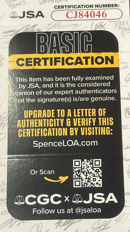 Javier Sanoja Autographed Gold Glove Award Baseball JSA COA Miami Marlins-Right Off The Field