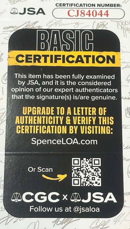 Javier Sanoja Autographed Gold Glove Award Baseball JSA COA Miami Marlins-Right Off The Field