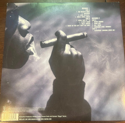 Jay-Z Autographed The Blueprint VINYL LP JSA LOA-Right Off The Field
