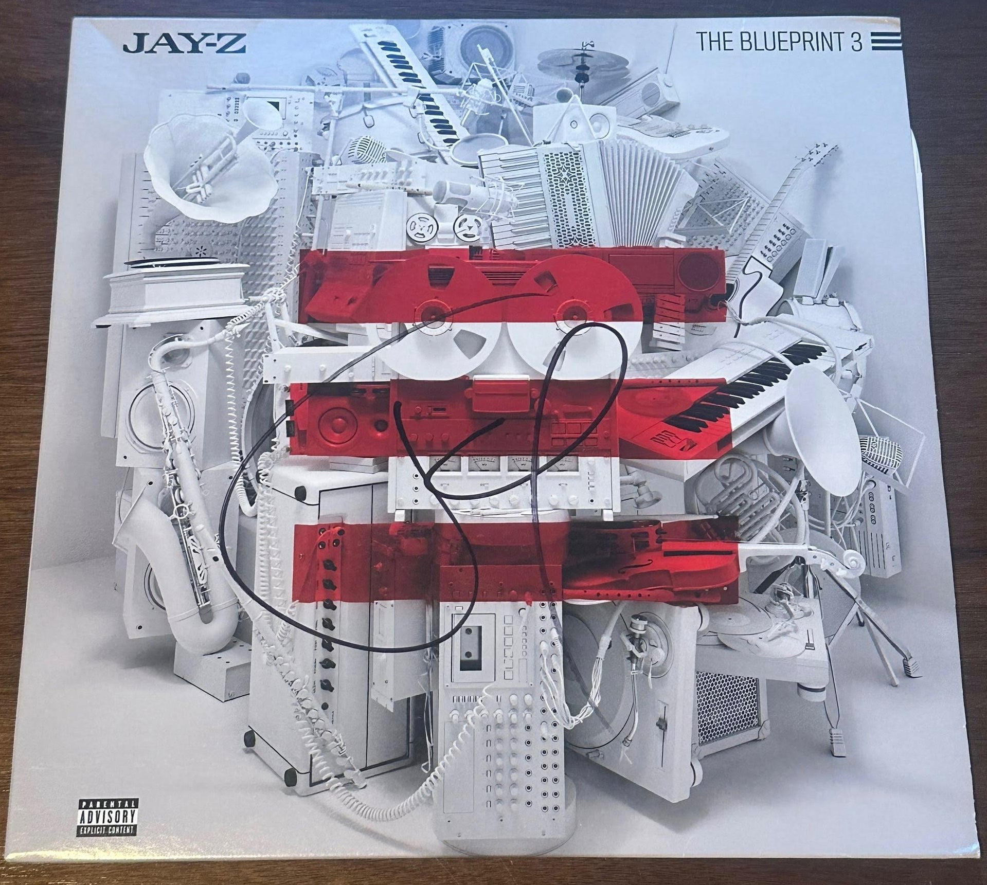Jay-Z Signed Autographed The Blueprint 3 VINYL LP JSA LOA-Right Off The Field