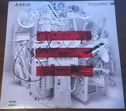 Jay-Z Signed Autographed The Blueprint 3 VINYL LP JSA LOA-Right Off The Field