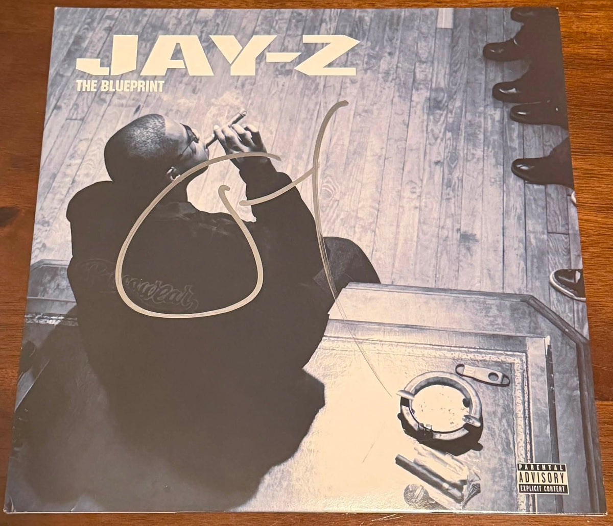 Jay-Z Signed Autographed The Blueprint VINYL LP JSA LOA-Right Off The Field