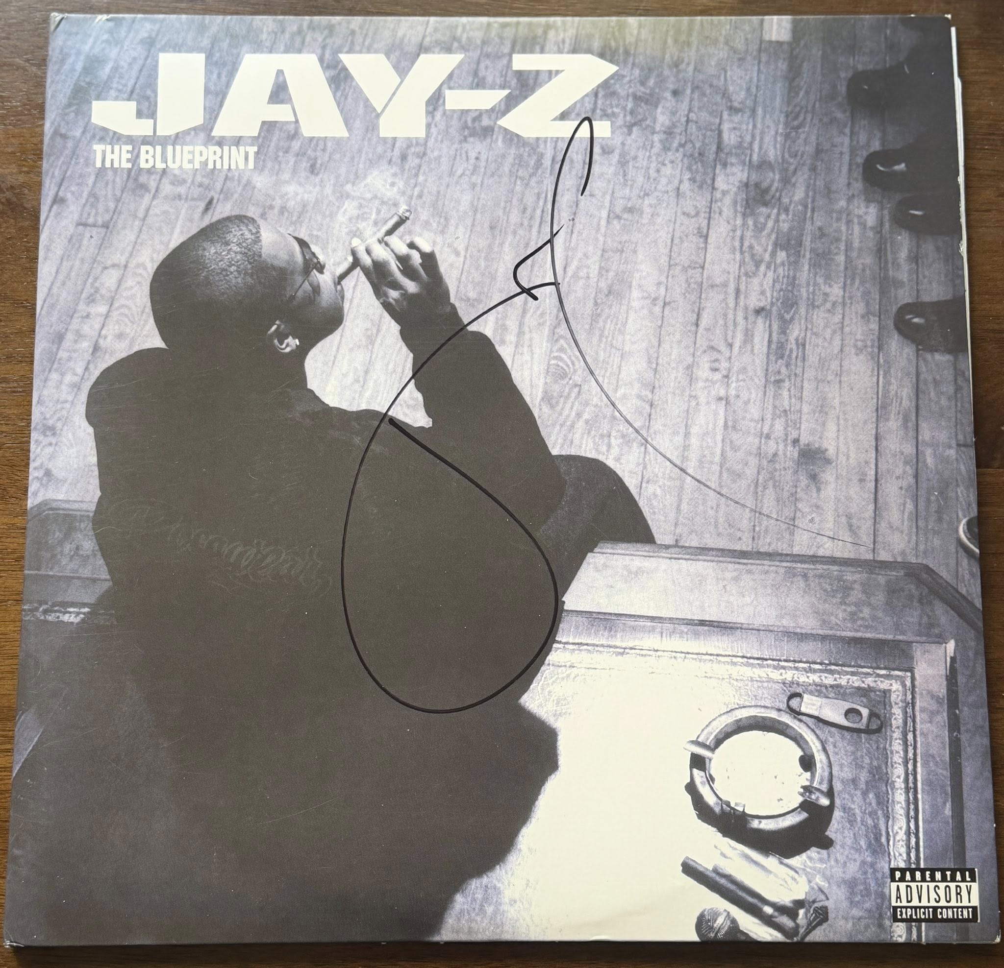 Jay-Z Signed Autographed The Blueprint VINYL LP JSA LOA-Right Off The Field