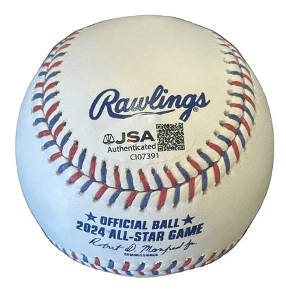 Jeff Hoffman Autographed 2024 MLB All Star Game Baseball JSA COA Phillies-Right Off The Field