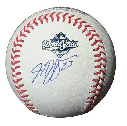 Jeff Hoffman Autographed 2025 World Series Baseball JSA COA Toronto Blue Jays-Right Off The Field