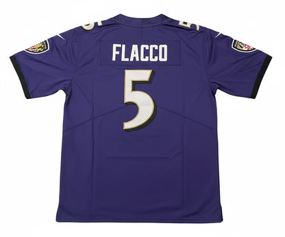 Joe Flacco Baltimore Ravens Jersey Size L-Right Off The Field