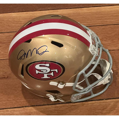 Joe Montana Autographed San Francisco 49ers Full Size Replica Helmet JSA LOA-Right Off The Field